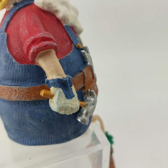 Plummer Santa Claus Dangling Legs Shelf Sitter Christmas Holiday Ornament - Picture 7 of 11